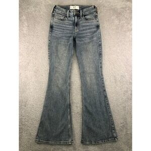 Hollister Jeans Women 2 (26x31) Blue High-Rise Flare Denim